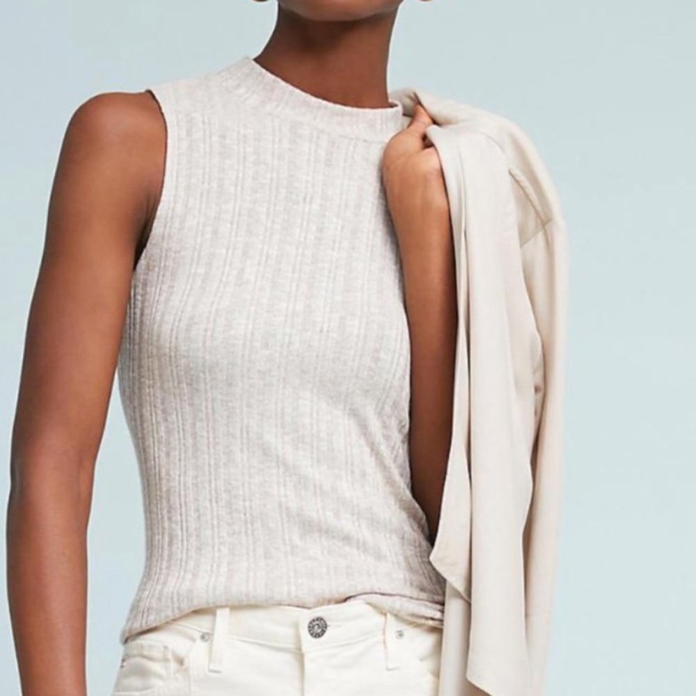 Anthropologie Pure + Good XL mock top